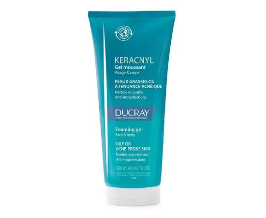 Ducray Keracnyl Waschgel für zu Akne neigende Haut 200 ml