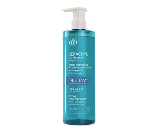 Ducray Keracnyl Mousse Detergente Viso E Corpo 400 Ml