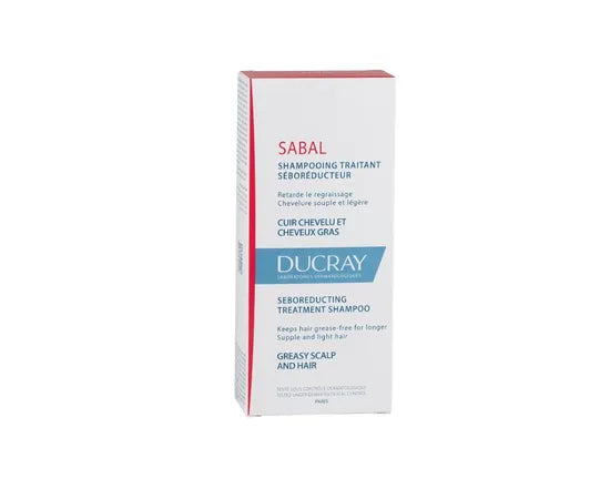 Ducray Sabal Shampoo zur Regulierung der Talgproduktion für fettige Kopfhaut und Haare 200 ml