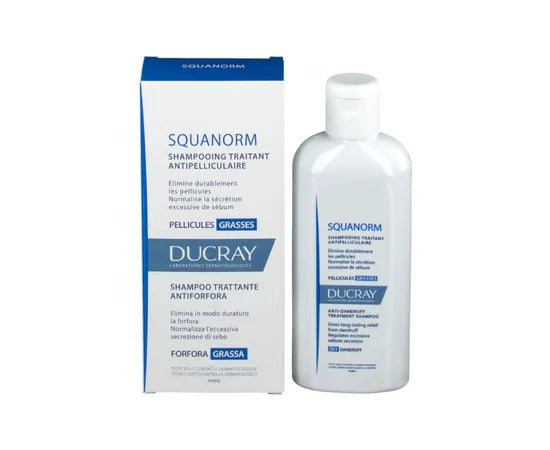 Ducray Squanorm Shampoo bei fettigen Schuppen 200 ml