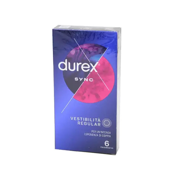 Durex Sync Piacere Reciproco 6 Profilattici | Acquista Online su Farmaclick