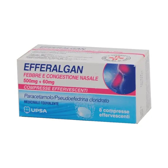 Efferalgan Febbre e Congestione Nasale 8 Compresse Effervescenti | Acquista Online su Farmaclick