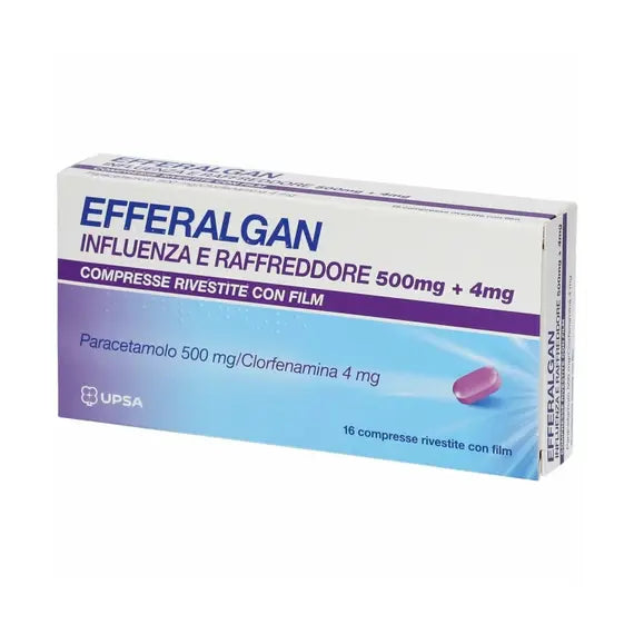 Efferalgan Influenza e Raffreddore 16 Compresse | Acquista Online su Farmaclick