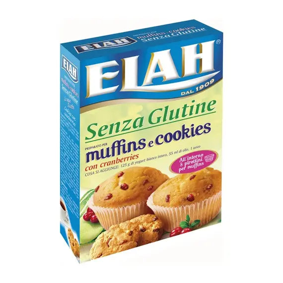 Elah Senza Glutine Preparato per Muffins e Cookies 8 Pirottini | Acquista Online su Farmaclick