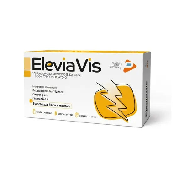 Elevia Vis Integratore Alimentare Contro la Stanchezza 10 Flaconcini | Acquista Online su Farmaclick