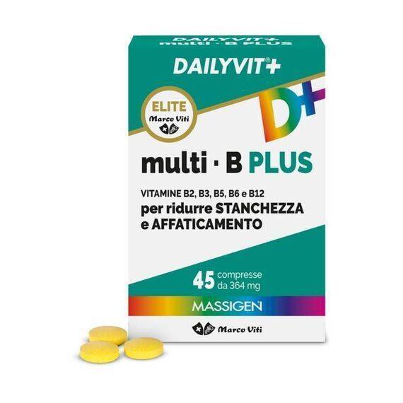 Dailyvit+ Multi B Plus Viti Integratore Alimentare per Stanchezza e Affaticamento 45 Compresse | Acquista Online su Farmaclick