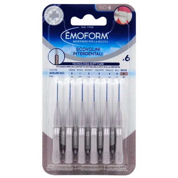 Emoform Iso 6 Scovolini Interdentali 6 Pezzi | Acquista Online su Farmaclick