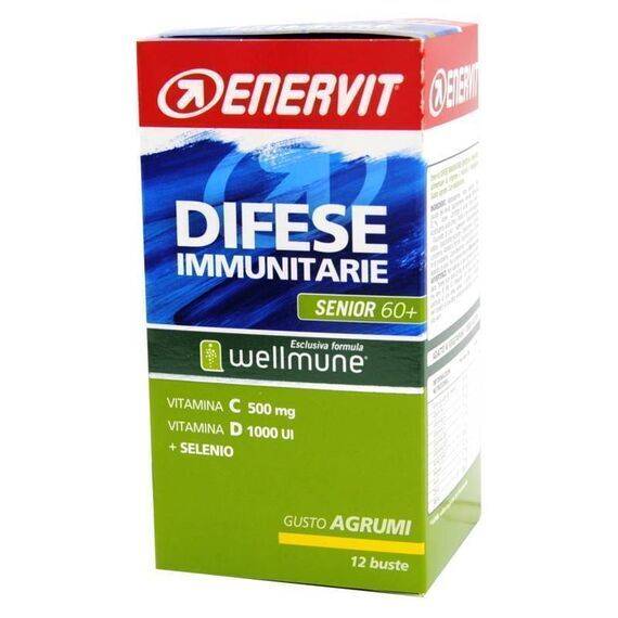 Enervit Difese Immunitarie Senior 60+ 12 Bustina Gusto Arancia | Acquista Online su Farmaclick