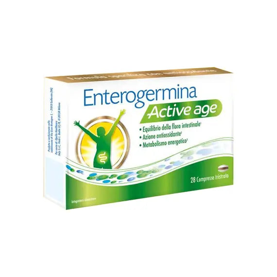 Enterogermina Active Age Integratore Flora Intestinale 28 Compresse | Acquista Online su Farmaclick