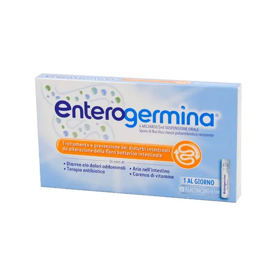 Enterogermina 4 Miliardi 10 Flaconcini | Acquista Online su Farmaclick