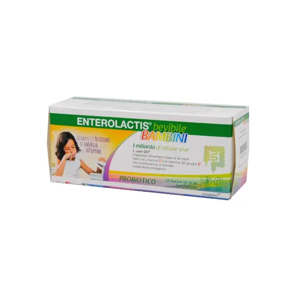 Enterolactis Bambini Bevibile 12 Flaconi da 10 Ml | Acquista Online su Farmaclick
