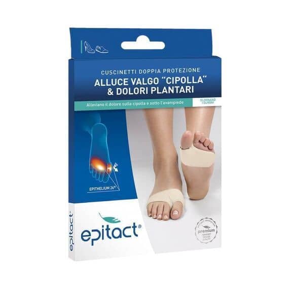 Epitact Cuscinetto Doppia Protezione Alluce Valgo - Cipolla e Dolori Plantari S 36/38 | Acquista Online su Farmaclick