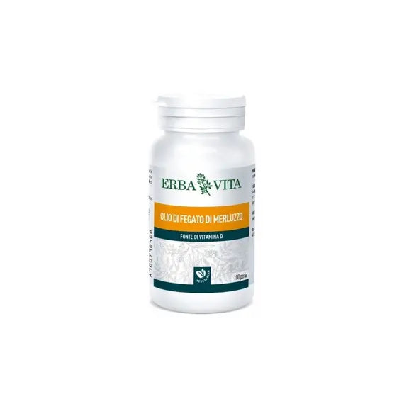 Erbavita Olio Fegato Merluzzo 100 Perle 453 Mg | Acquista Online su Farmaclick