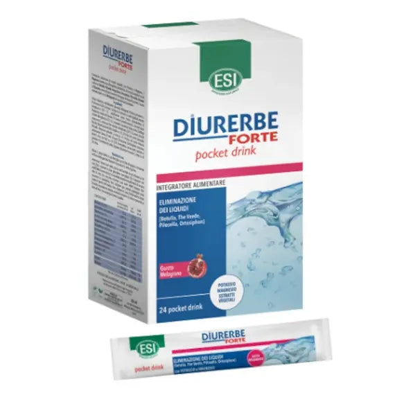 Esi Diurerbe Forte 24 Pocket Drink Melograno per L'eliminazione dei Liquidi | Acquista Online su Farmaclick