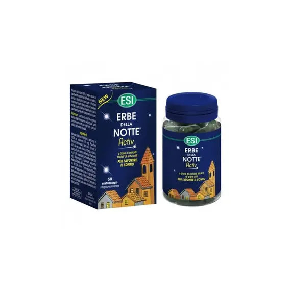 Esi Erbe della Notte Activ Integratore per il Rilassamento e il Sonno 50 Naturcaps | Acquista Online su Farmaclick