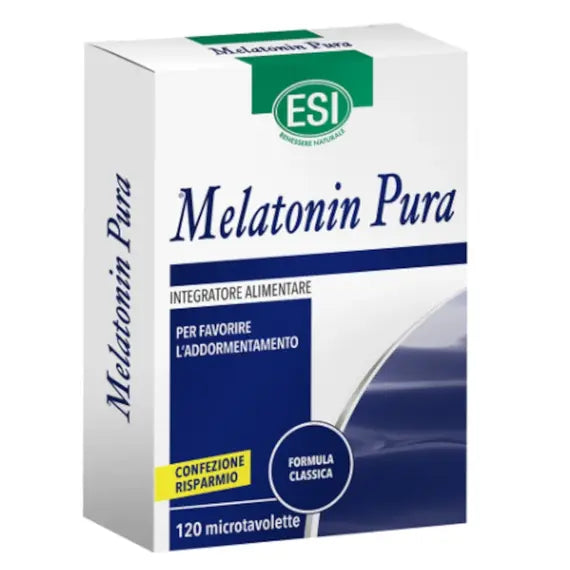 Esi Melatonin Pura Integratore Alimentare per il Sonno 120 Microtavolette | Acquista Online su Farmaclick