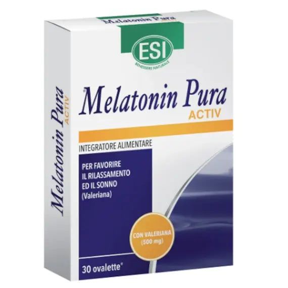 Esi Melatonin Pura Activ Integratore Alimentare 30 Ovalette | Acquista Online su Farmaclick