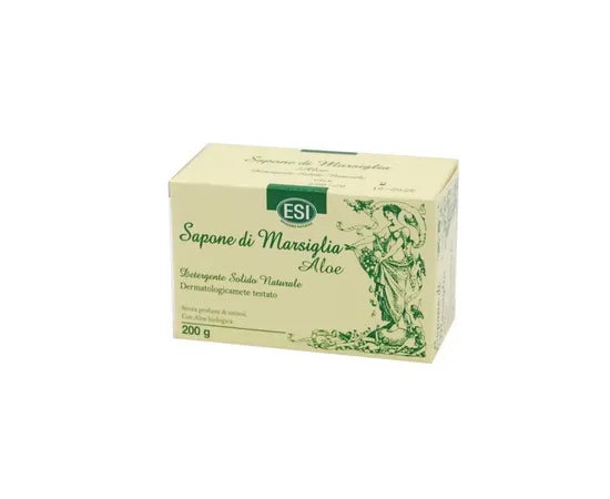 Esi Sapone Di Marsiglia Detergente Solido Naturale con Aloe 200G