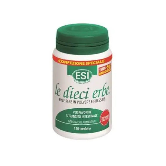 Esi le Dieci Erbe Integratore per il Transito Intestinale Confezione Speciale 150 Tavolette | Acquista Online su Farmaclick