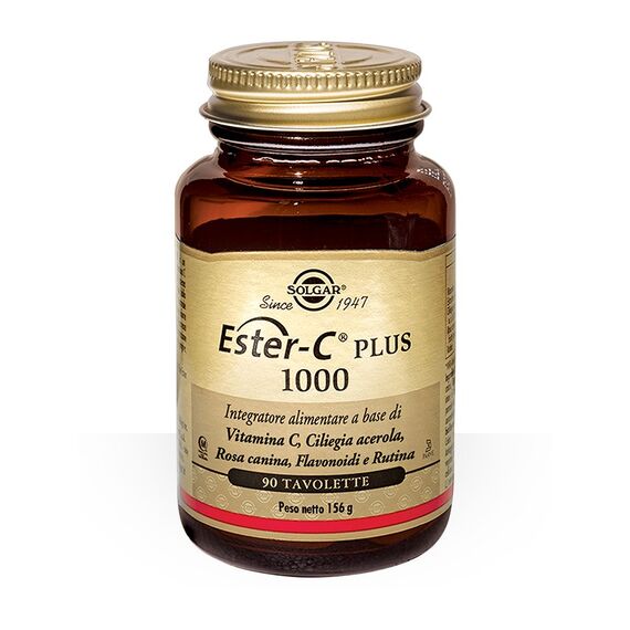 Solgar Ester C Plus 1000 Integratore per Ossa e Cartilagini 30 Tavolette | Acquista Online su Farmaclick