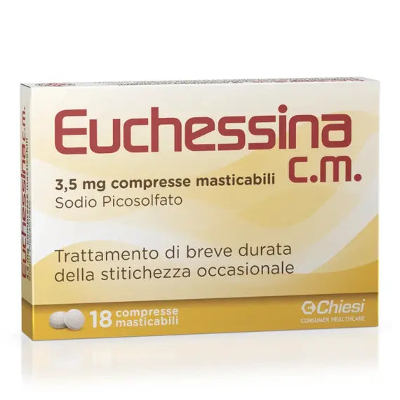 Euchessina Cm per il Trattamento della Stitichezza Occasionale 18 Compresse Masticabili | Acquista Online su Farmaclick