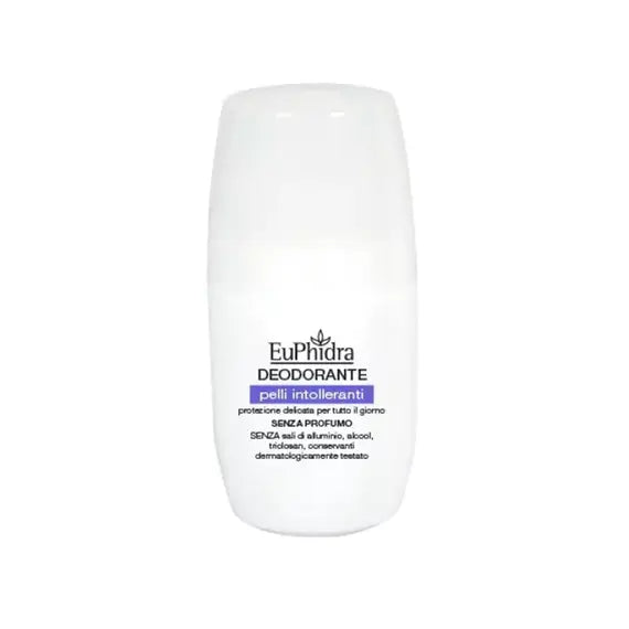 Euphidra Deodorante Roll On Delicato Pelli Intolleranti 50 Ml | Acquista Online su Farmaclick