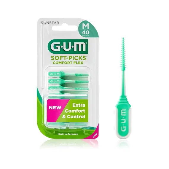 Gum Soft Picks Extra Comfort & Control 40 Scovolini Regular / Medium | Acquista Online su Farmaclick