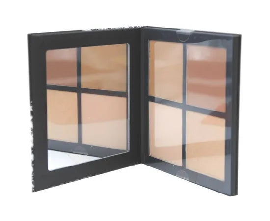 Extreme Make-Up Palette Viso Reshape Face Puder Dunkle Töne Rosa Und Braun