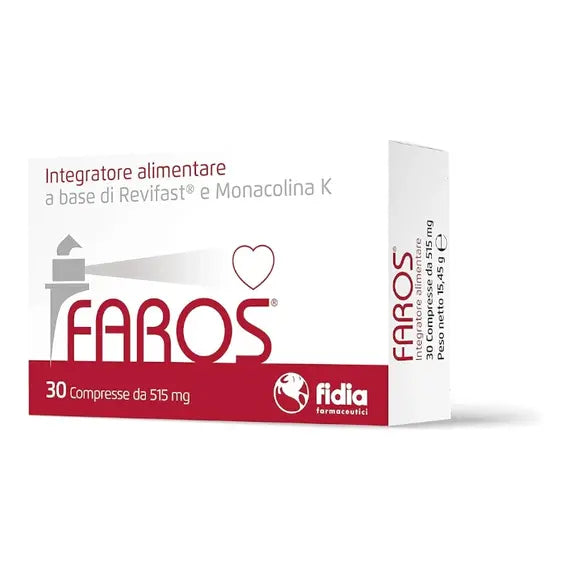 Faros Plus Integratore Alimentare per il Colesterolo 30 Compresse | Acquista Online su Farmaclick