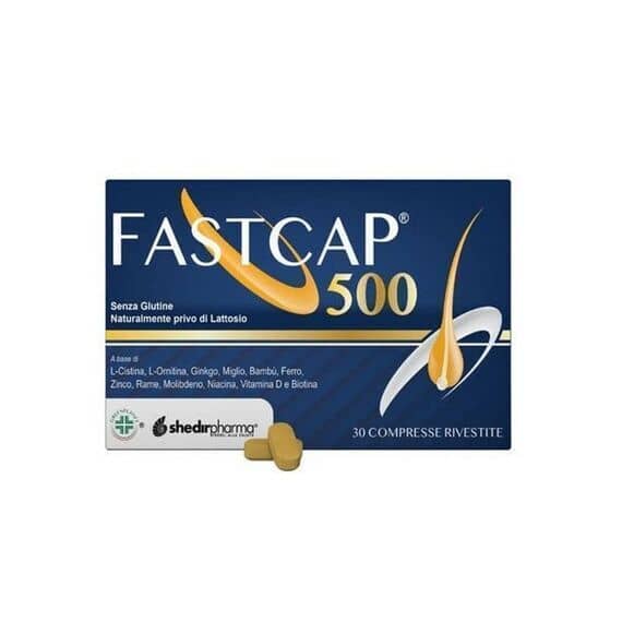 Fastcap 500 Integratore per il Benessere dei Capelli 30 Compresse | Acquista Online su Farmaclick