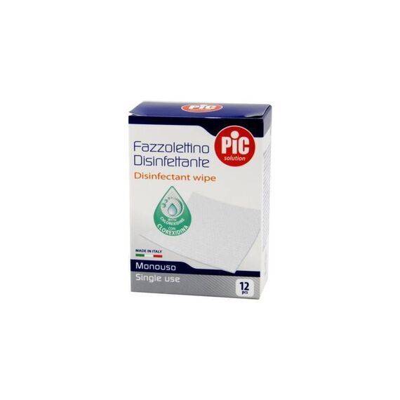 Pic Fazzolettino Disinfettante Monouso 12 Fazzolettini | Acquista Online su Farmaclick