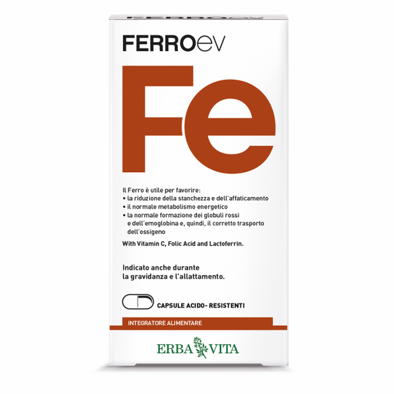 Ferro Ev Integratore Alimentare di Ferro 60 Capsule | Acquista Online su Farmaclick