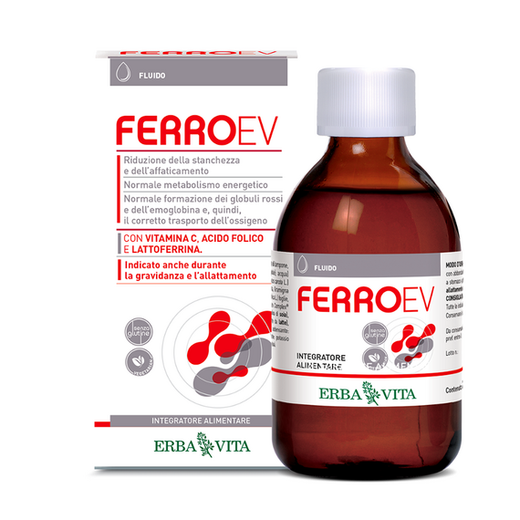 Ferro Ev Fluido Integratore Alimentare di Ferro 250 Ml | Acquista Online su Farmaclick