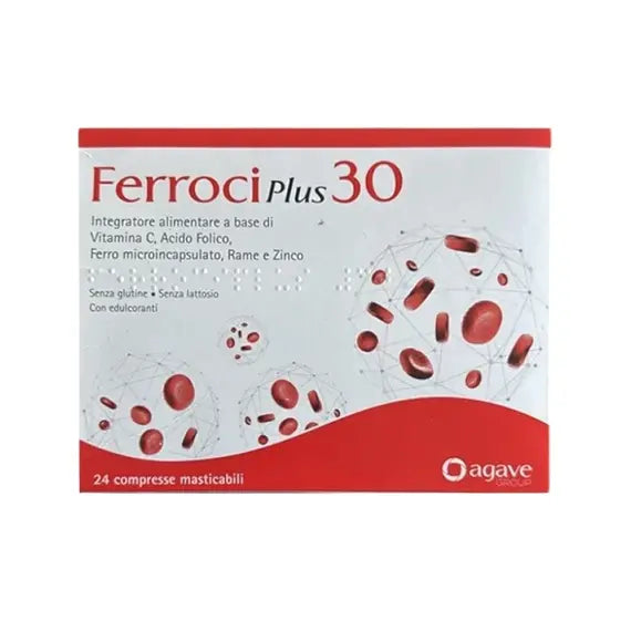 Ferrociplus 30 24 Compresse Masticabili | Acquista Online su Farmaclick