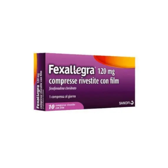 Fexallegra Antistaminico 10 Compresse Rivestite a Base di 120 Mg di Fexofenadina | Acquista Online su Farmaclick