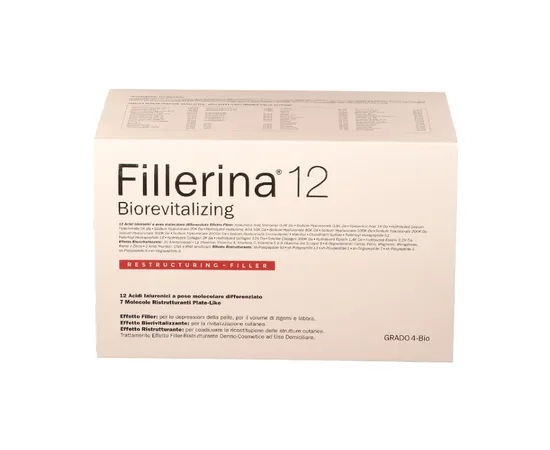 Fillerina 12 Biorevitalizing Restructuring-Filler Behandlung Für Volumen Von Wangenknochen Und Lippen Grad 3-Bio