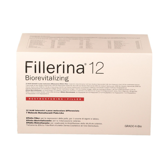 Fillerina 12 Biorevitalizing Restructuring-filler Trattamento per il Volume di Zigomi e Labbra Grado 3-bio | Acquista Online su Farmaclick