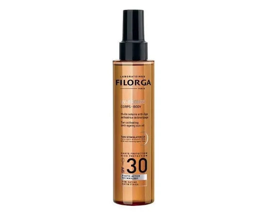 Filorga Uv Bronze Corpo LSF 30+ Anti-Aging Sonnenöl Bräunungsbeschleuniger 150 ml