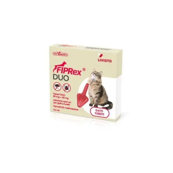 Fiprex Duo 1 Pipetta Gatti Furetti 0,5 Ml | Acquista Online su Farmaclick