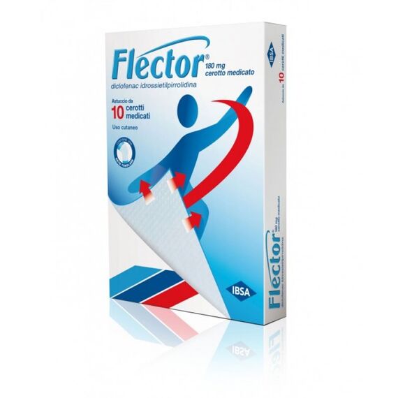 Flector 180 Mg 10 Cerotti Medicati Uso Cutaneo | Acquista Online su Farmaclick