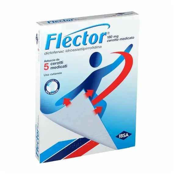 Flector 5 Cerotti Medicati 180 Mg | Acquista Online su Farmaclick