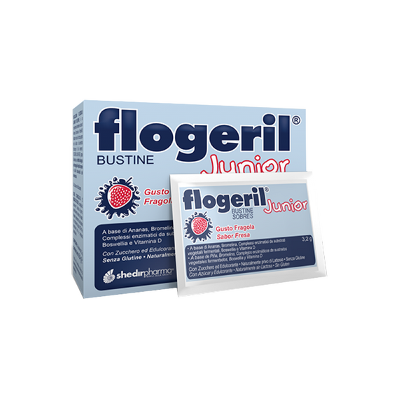 Flogeril Junior Fragola 20 Bustine | Acquista Online su Farmaclick