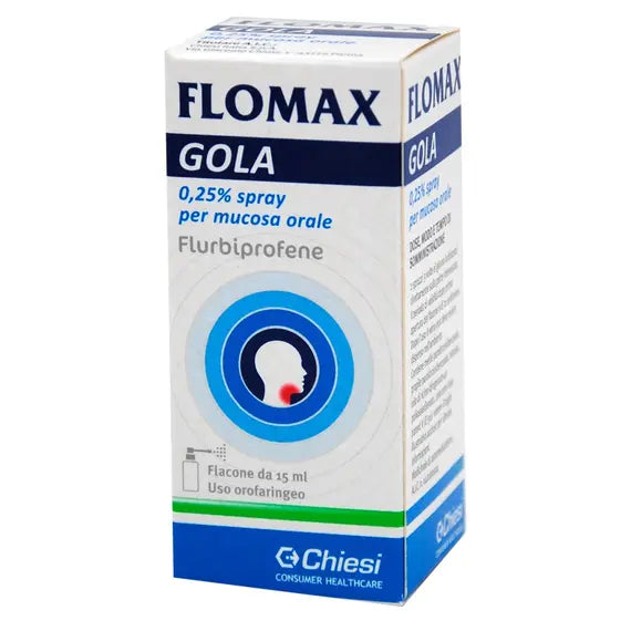 Flomax Gola 0,25% Spray per Mucosa Orale Flacone 15 Ml | Acquista Online su Farmaclick