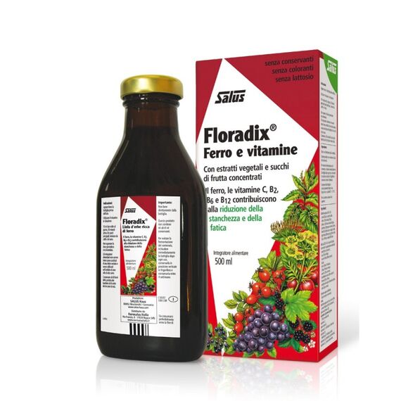 Floradix Integratore di Ferro e Vitamine 500 Ml | Acquista Online su Farmaclick