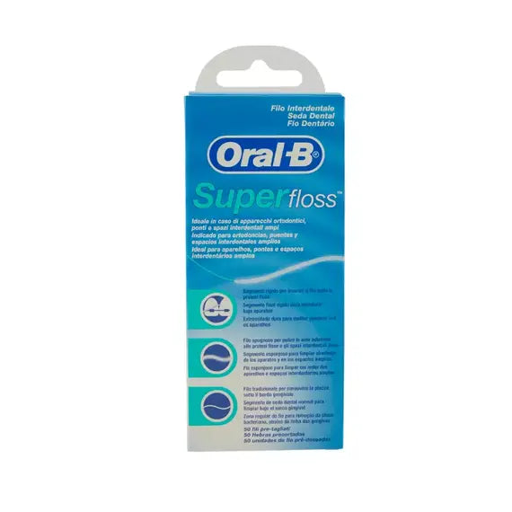 Oral-b Super Floss Filo Interdentale 50 Fili | Acquista Online su Farmaclick