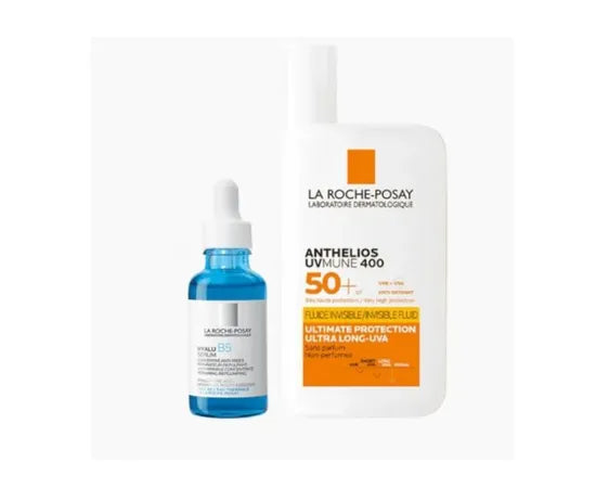 Anthelios UVMUNE 400 fluido invisibile 50+ 50 ml con Omaggio Hyalu B5 Siero 10 ml