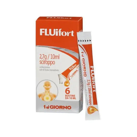 Fluifort 2,7g/10ml Sciroppo 6 Bustine da 10 Ml | Acquista Online su Farmaclick