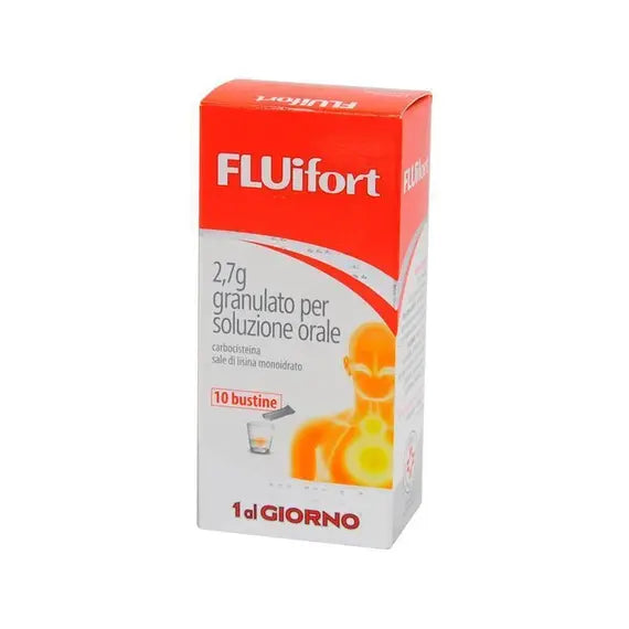 Fluifort 2,7g Granulato per Soluzione Orale 10 Bustine Aroma Arancia | Acquista Online su Farmaclick