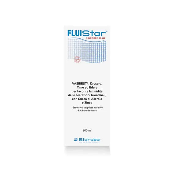 Fluistar Integratore con Vasibest*, Estratti Vegetali Selezionati, Zinco e Vitamina C 200ml | Acquista Online su Farmaclick