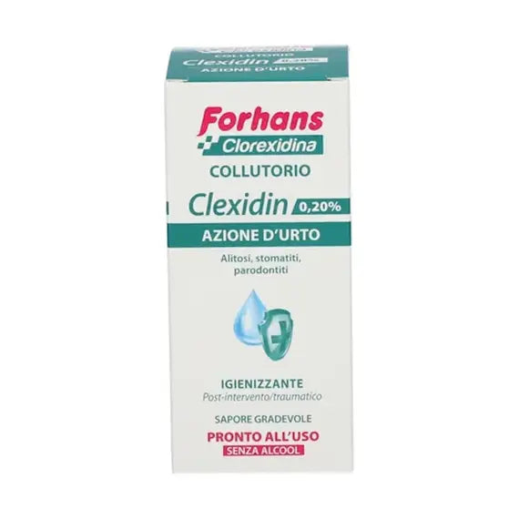 Forhans Clexidin Colluttorio 0.20 Senza Alcool 200 Ml | Acquista Online su Farmaclick